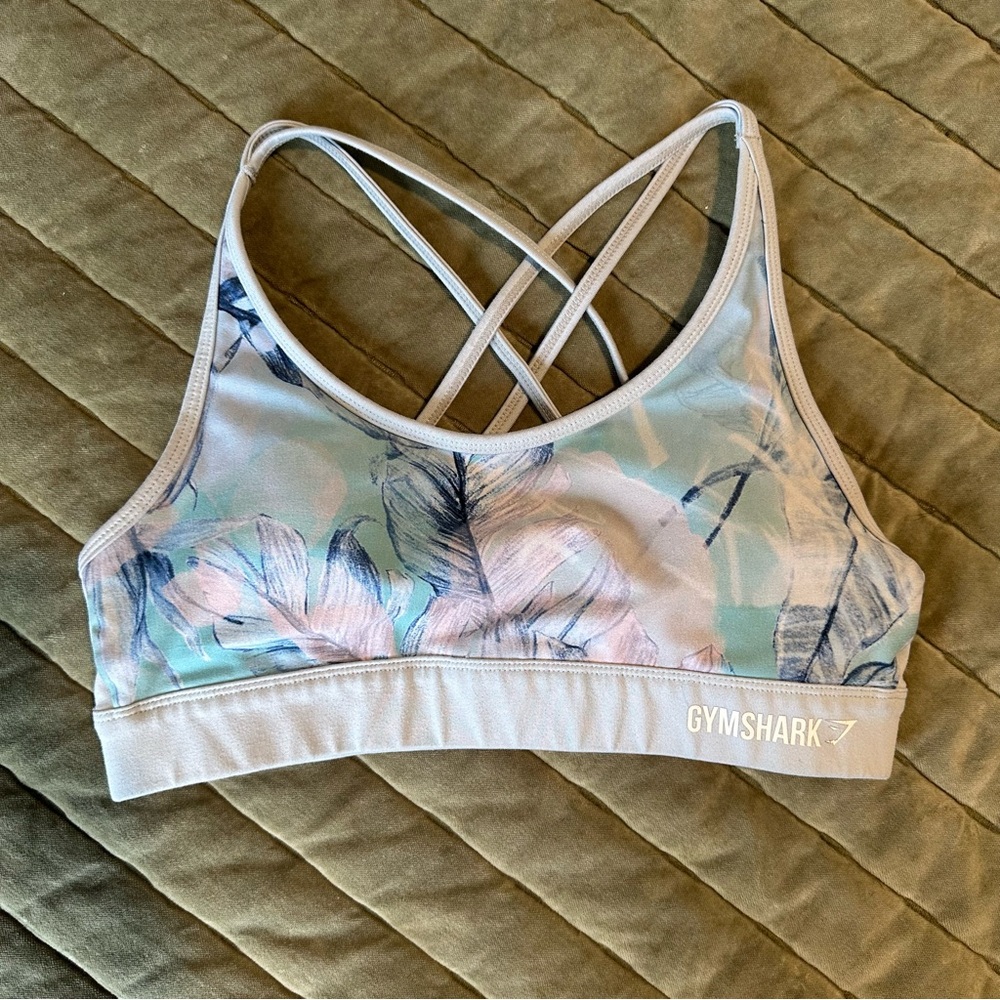 GYMSHARK Women's Floral Sports Bra